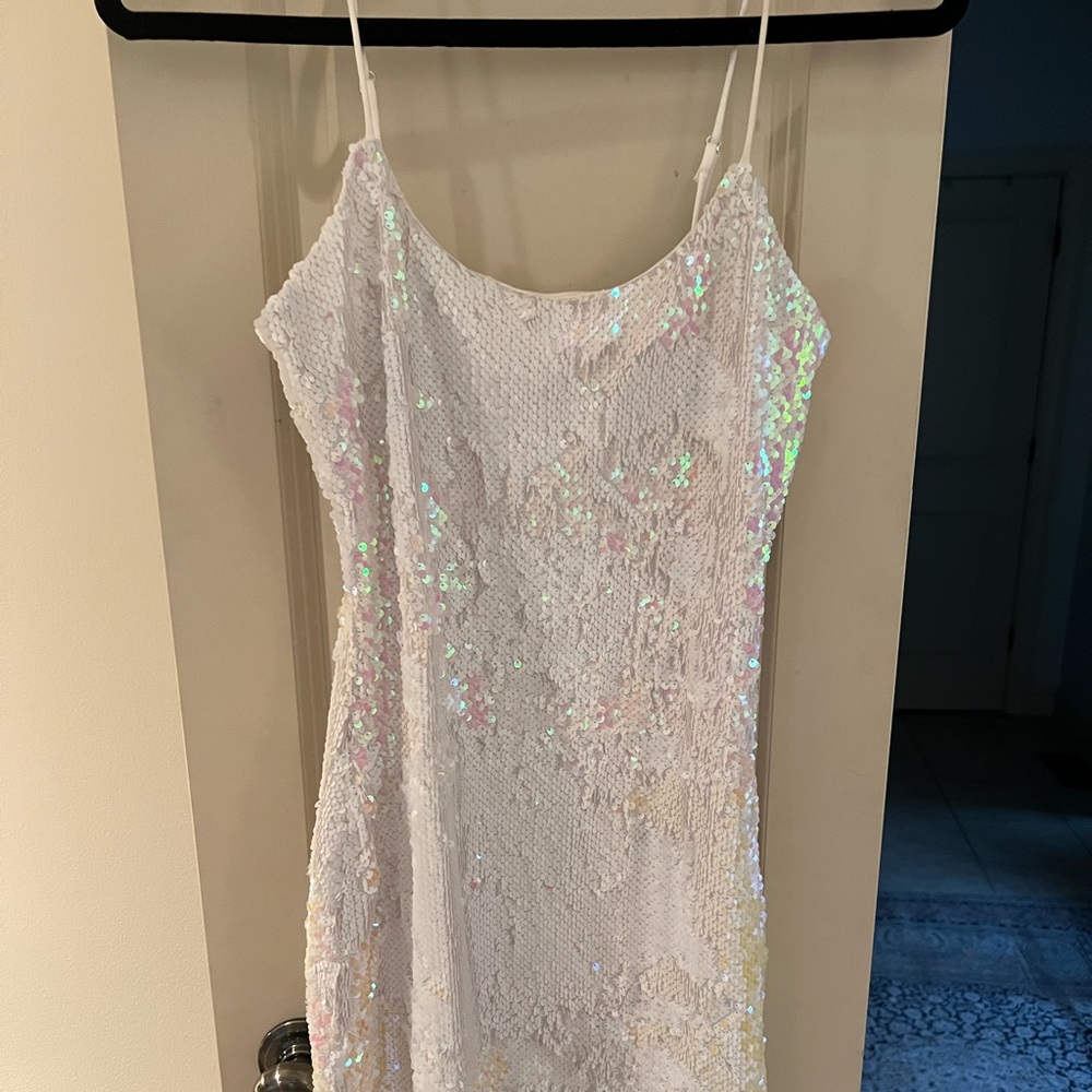 Lucy in the sky iridescent dress